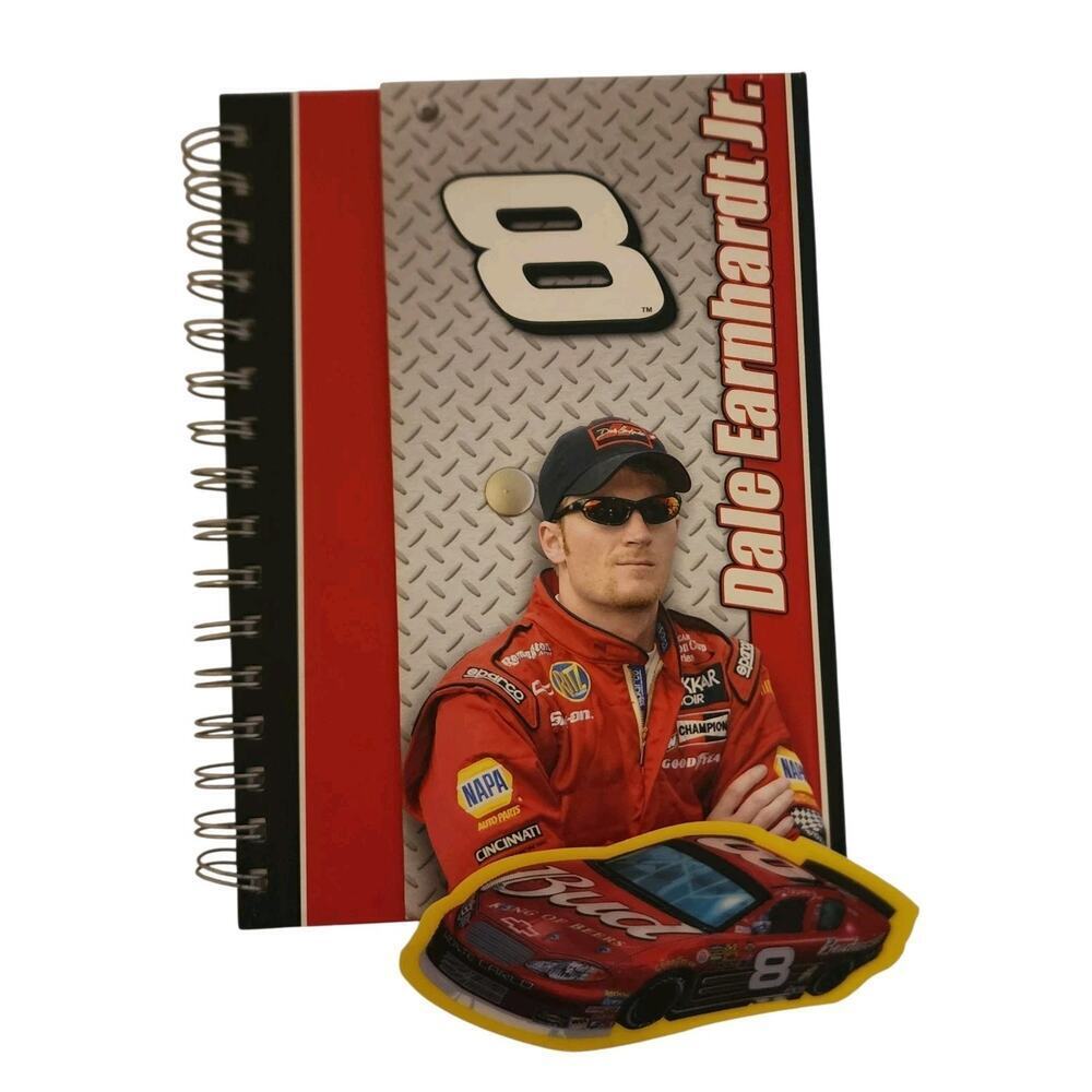 Dale Earnhardt Jr #8 Spiral Notebook Journal with Snap Closure NASCAR Car Racing